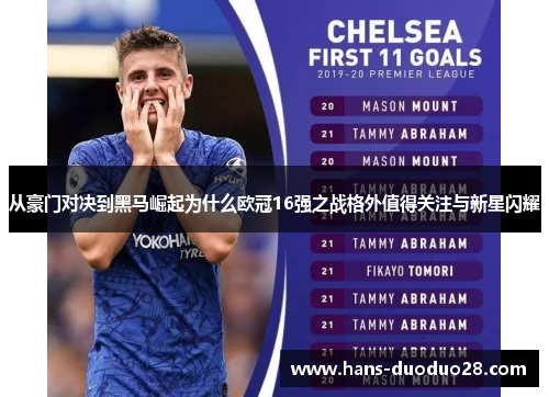 从豪门对决到黑马崛起为什么欧冠16强之战格外值得关注与新星闪耀